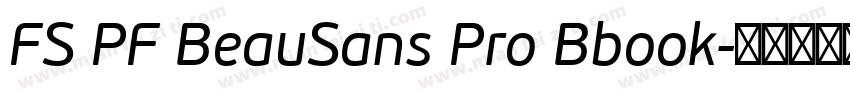 FS PF BeauSans Pro Bbook字体转换